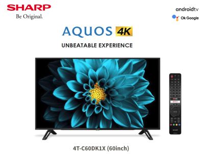 SHARP TV 4K Ultra HD รุ่น 4T-C60DK1X ทีวี ขนาด 60 นิ้ว