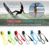 6FT คุณภาพสูง Paddle Leash Surf Leash surfboard Leash เหล็กเรียบหมุน surfing Leaf เชือก Smooth STEEL Paddle BOARD Leash