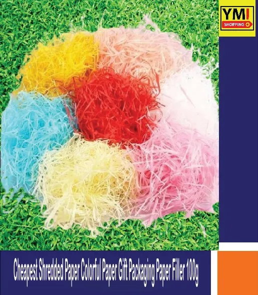 YMS Cheapest Shredded Paper Colorful Paper Gift Packaging Paper Filler