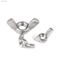 ℗☑▫ Wing Nuts M3 M4 M5 M6 M8 M10 M12 304Stainless Steel Tighten Hand a Nut Butterfly Nut Ingot DIN315 Eye nuts