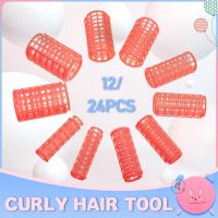 【LZ】♞  12/24Pcs Heatless Cabelo Rolos Bang Roll Curler Cabelo Curler Cabelo Plástico Preguiçoso Curling Cabeleireiro Ferramenta Menina Beleza Styling Ferramenta