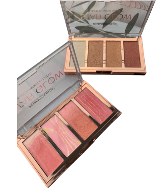 Romantic Color Star Glow blush highlight RG1904 พาเลทบลัชออน ไฮไลต์ อายแชโดว์ ในตลับเดียว