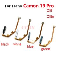 สําหรับ Tecno Camon 19 Pro CI8n CI8 ปุ่มโฮม Touch ID ลายนิ้วมือ เซนเซอร์ เชื่อมต่อ Flex Cable