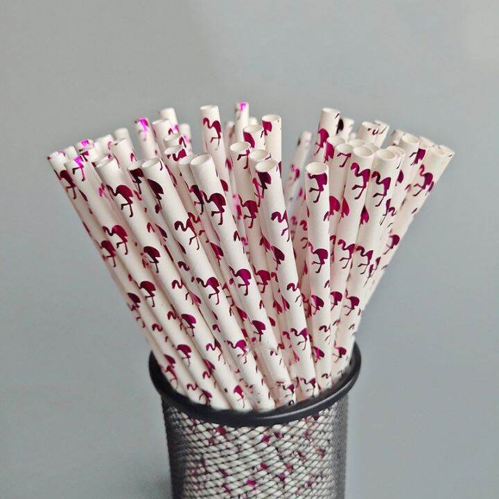 cw-20-100pcs-biodegradable-disposable-drinking-paper-straws-bronzing-foil-birthday-wedding-event-supplies