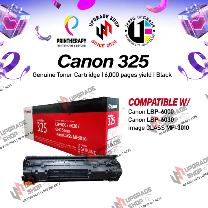 Canon CRG-325 Black Original Toner Cartridge CRG325 / 325 | Lazada PH