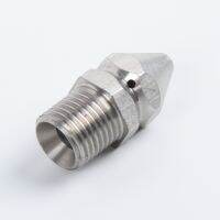 Pressure Washer Drain Sewer Cleaning Jetters Nozzle 4 Jet 1/4 Male Stainless LU