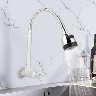 G12inch Household Kitchen Single Cold Type Water 360Rotatable Wall Mount Faucet Faucet