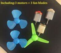 3 Pairs 0-6V Small DC High Speed Motors + 3 60mm Fan Blades Electric Motors