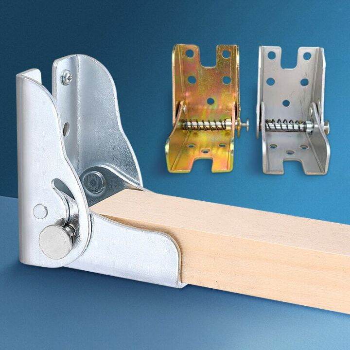 2pcs-90-degree-folding-hinge-table-legs-brackets-fold-feet-for-table-chair-extension-tables-foldable-self-locking-feet-hinges-door-hardware-locks