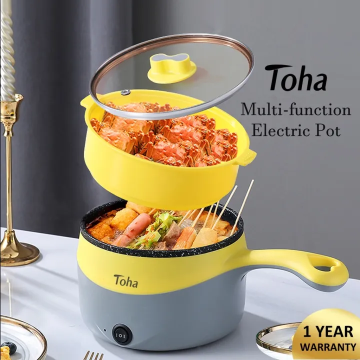 Multi-function Electric Cooking Pot Toha Rice Cooker Non-Stick Steamer ...