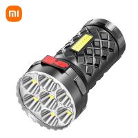 sell well feytu308 - / Xiaomi กลางแจ้ง7LED แสงที่แข็งแกร่งไฟฉายแบบพกพาชาร์จ USB ไฟฉายซังด้านแสงตระเวนแบบพกพาไฟฉายตกปลาแสง