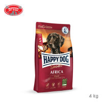 [MANOON] HAPPY DOG Africa (Grain Free)  สำหรับสุนัขโต สูตรปราศจากธัญพืช เนื้อนกกระจอกเทศและมันฝรั่ง ขนาด 4 กิโลกรัม