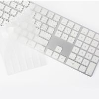 For 2021 iMac Wired Apple Keyboard Cover A2449 A2450 A1243 A1843 MB110LL/B with Numeric Keypad Silicone keyboard Protector Skin