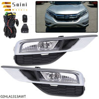 1 Pair Fog Lights Lamps With Wiring Kit Switch Set Modified Accessories Compatible For 2015 2016 Honda Crv Cr-v