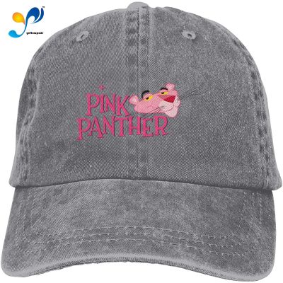 The Pink Panther Unisex Vintage Jeans Baseball Hat Adjustable Denim Cap Trucker Hat