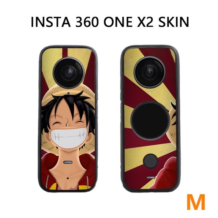 สติกเกอร์ฟิล์ม-กันน้ํา-สําหรับติดตกแต่งกล้องแอคชั่น-insta360-one-x2-2-ชิ้น