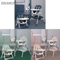 Dreamcradle เก้าอี้ป้อนอาหารเด็กทารก พับได้ ปรับได้ ปลอดภัย แบบพกพา สะดวกสบาย รับประทานอาหาร พร้อมเข็มขัดนิรภัย สําหรับบ้าน