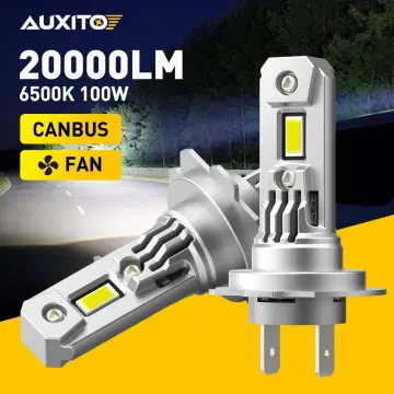 AUXITO 2x H7 LED Headlight CANBUS Error Free 20000LM H7 Turbo LED 100W Head  Lamp Bulb