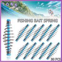 TONG 30 Pcs/Set ที่มีคุณภาพสูง การปะทุขึ้น ผู้นำวิธีการ เหยื่อตกปลาเหยื่อตกปลา อุปกรณ์แขวนแท็กเกิล เครื่องป้อนอาหารสแตนเลส เหยื่อล่อสปริง