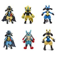 25-32Cm Pokemon Anime Figure Lucario Zeraora Pet Plush Dolls Cute Cartoon Collection Ornaments Stuffed Model Kids Xmas Toy Gifts