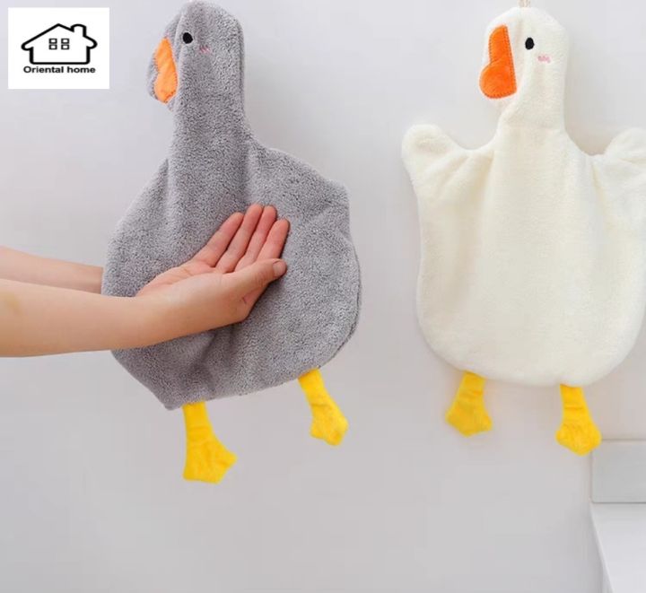 6pcs Hanging Kitchen Towels Hanging Hand Towels Ultra Absorbent Hand Towel  with Hanging Loop