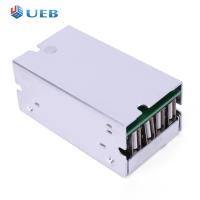 แผงวงจรจ่ายไฟแบบ DC-DC เอาต์พุต24V/12V ถึง5V พอร์ต4USB เครื่องแปลงไฟสำหรับชาร์จแบตเตอรี่รถจักรยานยนต์รถยนต์