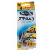 Schick Men Xtreme3 Sensitive Close&amp;Comfort 2+1Free