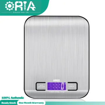 Amir Brifit Digital Kitchen Scale, 3000g 0.01oz/0.1g Pocket Cooking Scale, Mini Food Scale, Pro Electronic Jewelry Scale with Back