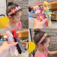 【hot sale】► C05 Kids Bangs Stickers Flower Velcro Baby Hairband 2022 New Cute Little Girl Hair Accessories