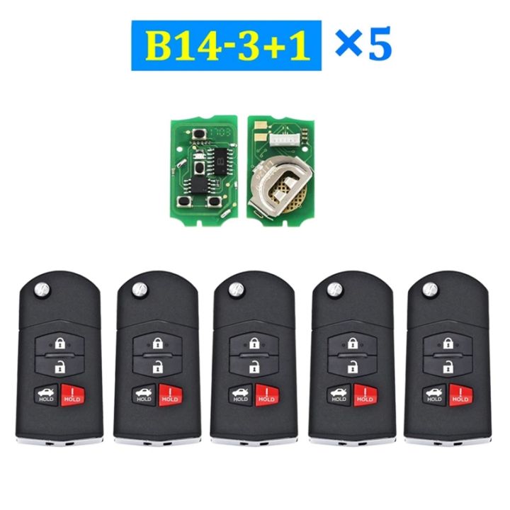 5pcs-keydiy-b14-4-car-remote-key-car-remote-key-for-kd900-kd900-urg200-kd-x2-mini-for-mazda