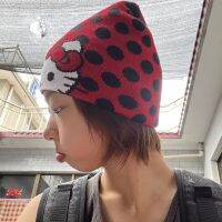 【YD】 Knitted Hat Adult New Cartoon Trend 2022 Y2k Student Warm Hats Gifts for