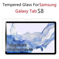 สำหรับ Samsung Galaxy Tab S8 กระจกนิรภัยป้องกันหน้าจอ 2022 Wi-Fi SM-X700 5G SM-X706 X700 11 นิ้วแท็บเล็ต HD ป้องกันฟิล์ม-Kouzuo