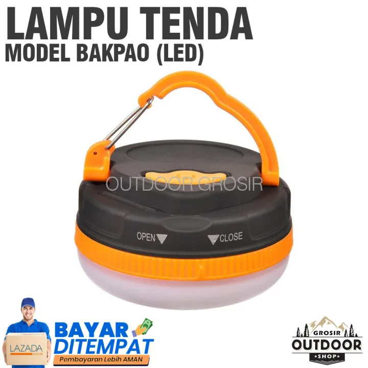 Lampu Camping Led Model Bakpao Lampu Tenda Lampu Kemah Lampu Mini Senter Camping Lampu