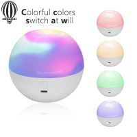 Shuaicai Touch Night Light เปลี่ยนสีได้16สีปรับความสว่างโคมไฟบรรยากาศที่มีสีสันสำหรับห้องนั่งเล่นห้องนอน