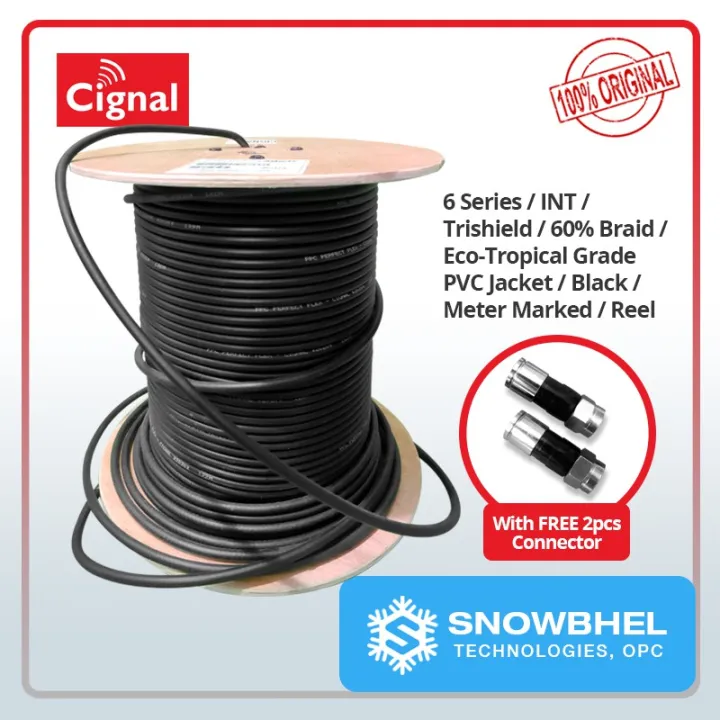 Original Cignal Coaxial RG6 Cable Perfect Flex Broadband Coaxial Cable