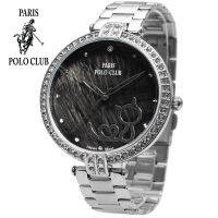 Paris Polo Club นาฬิกาข้อมือผู้หญิง สายสแตนเลส รุ่น PPC-220625L，PPC-220625L-BK,PPC-220625L-WE,PPC-220625L-PK,PPC-220625L-BU,PPC-220625L-GN,PPC-220625L-CYAN