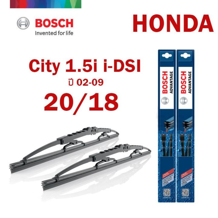 ใหม่ล่าสุด-2019-โปรโมรชั่นลดรับหน้าฝน-bosch-ใบปัดน้ำฝน-รุ่น-advantage-สำหรับ-honda-city-jazz-cr-v-brio-freed-ทนทาน-คุณภาพสูง-ปัดสะอาด-มองเห็นได้ดียิ่งขึ้น-14-16-18-19-20-21-22-24-ราคาต่อคู่