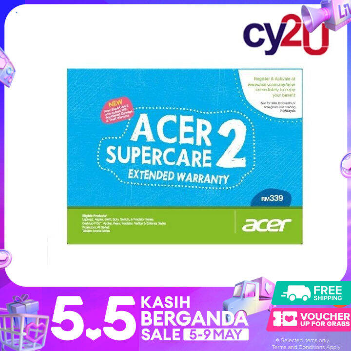 ACER SUPERCARE 2 (EXTENDED WARRANTY) Lazada