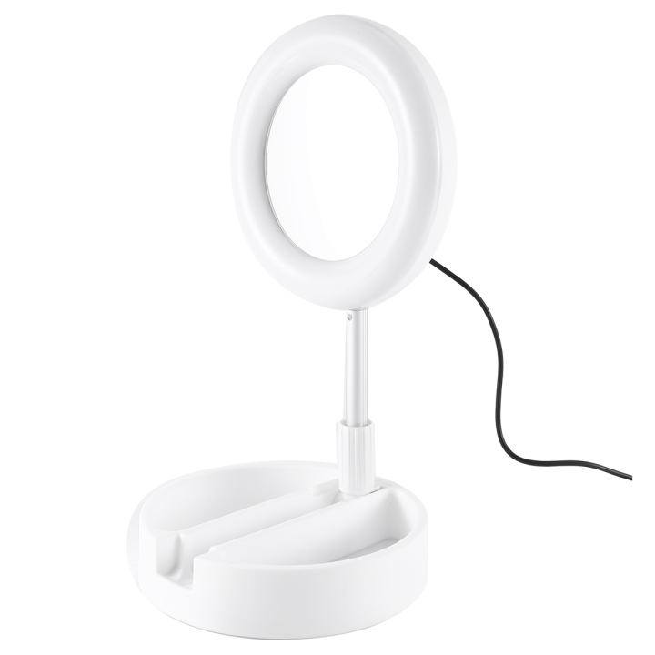 fill-light-for-mobile-professional-ring-lamp-ring-for-phone-webcast-bracket-with-vanity-mirror-phone-holder