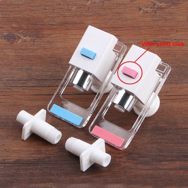 2pcs Universal Size Push Type Water Dispenser switch faucet Hot/cold