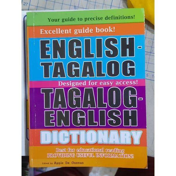 EnglishTagalog TagalogEnglish Dictionary Lazada PH