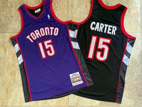  MITCHELL & NESS NBA Authentic Jersey Toronto Raptors 99-00  Vince Carter (as1, Alpha, m, Regular, Regular) Purple : Sports & Outdoors