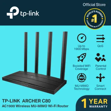  TP-Link AC1900 Smart WiFi Router (Archer A8) -High Speed  MU-MIMO Wireless Router, Dual Band Router for Wireless Internet, Gigabit,  Supports Guest WiFi : Electronics