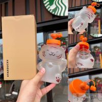 Starbuck ถ้วยดื่มกาแฟเสือราศี700มล.,แก้วแบบฟางทรงเสือความจุสูง