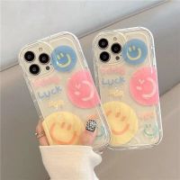 {Taoyitao Case} เคสโทรศัพท์โปร่งใสโชคดียิ้มสำหรับ Huawei Nova 8i 5T 7i 10 9 SE Y70 Y90ให้เกียรติ X8 X9 X7 9X 50 Y9S P40 Lite P30 Pro