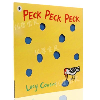 English original picture book Dongdong Book Strategy cognition peck, peck, peck little woodpeckers happiness skills release the love of nature, encourage paperback picture story book childrens Enlightenment cognition