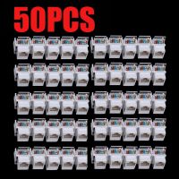 คุณภาพสูง - Connector Keystone Outlet Cable 50pcs Information Tool-free Connectors Rj45 Socket Jack Module Utp For - Network Adapter [PIIN] Amp Cat5e Computer