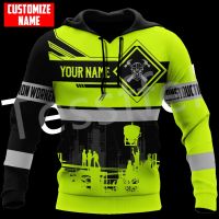 NewFashion Construction Worker Architect Operator Retro Harajuku 3DPrint Men/Women Unisex Pullover Casual Funny Jacket Hoodies F