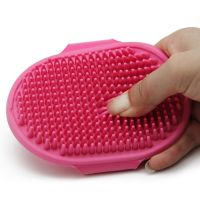 Pet Bathing Brush Cat Massage Brush Comb Rubber Glove Haircut Massage Brush Pet Clean Cleaning Products Brushes  Combs