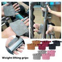 Fitness Cowhide Gloves Mens Pull-up Exercise Half-finger Bar Protectors Palm Training Horizontal Gloves G8F3